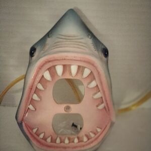 Shark Great White Jaws Electrical Outlet Plate Cover